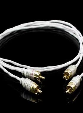 silver-plated RCA Cable Pair 6N OFC RCA Cable Male To Male R
