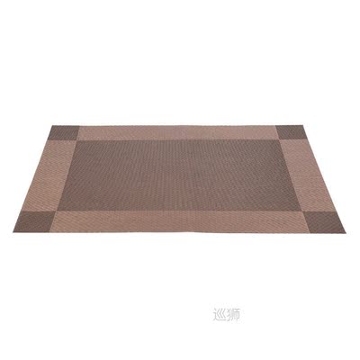 4 Pcs Placemat Fashion PVC Dining Table Mat Plate Pads Bowl