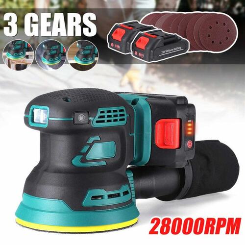 125MM Cordless Random Orbital Brushless Electric Sander Prof