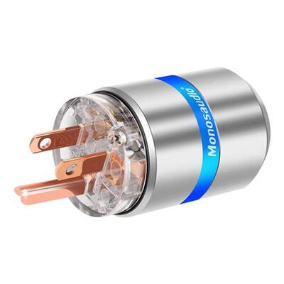 High End Pure Copper US Mains AC Electric Power Plug Power C