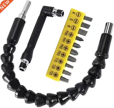 Bendable Soft Shaft Extension Bits 11.6inch, Flexible Extens