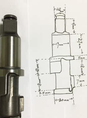 High precision CNC machining molding transmission shaft , Wr