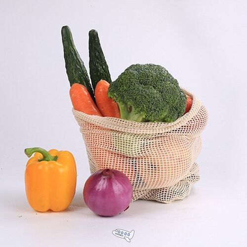 Reusable Cotton Vegetable Bags Home Kitchen Fruit And Vegeta