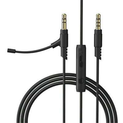 1.2M Boom Microphone Cable Mic For 3.5mm Headphone With Cond