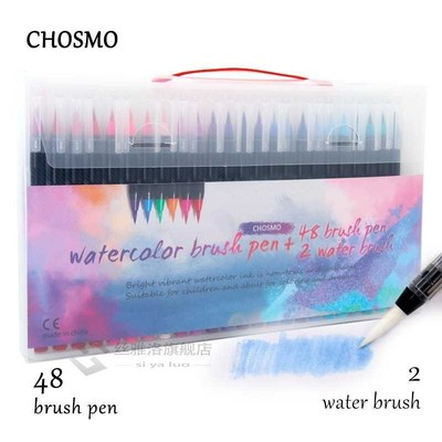 72 Colors Watercolor Brush Pens Art Marker Pens for Drawing