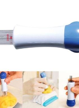 Knitting Needle Wool Felting Handle Holder With 7 Needles