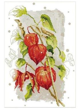 Cross Stitch Kits Stamped For Adults Beginner Kids, Red Goos