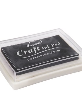 Promotion--Black Ink Pad Inkpad Rubber Stamp  Print Craft No