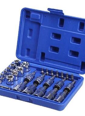 29PC Torx Star Socket Set & Bit Male Female E & T So
