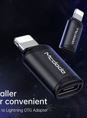 OTG USB Type C to Lightning Adapter Charger Data Cable Conve