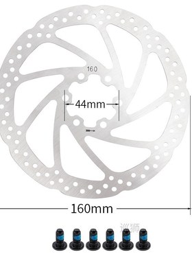 MEROCA MTB Hydraulic Brakes Set for Bicycle Disc 4 Pushes Pi