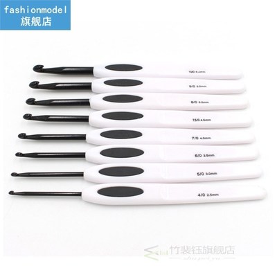 Brand New 8pcs Sewing Needles Handle Aluminum Crochet Hooks