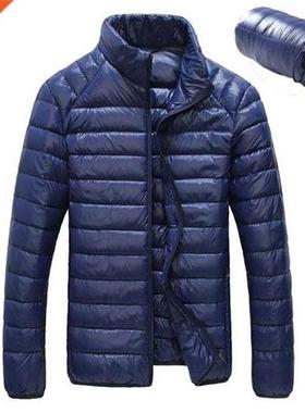 Men Winter Jacket 2021 New Ultra Light 90% White Duck Down J