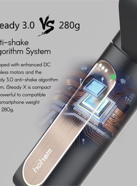 Hohem iSteady X Gimbal Smartphone Ultralight 3 Axis Palm Gi