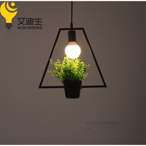 modern plant pot deco pendant lamp fashion nordic shade mode