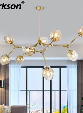 Nordic Modern Pendant Lights 4 Colors Glass hanglamp Gold Bl