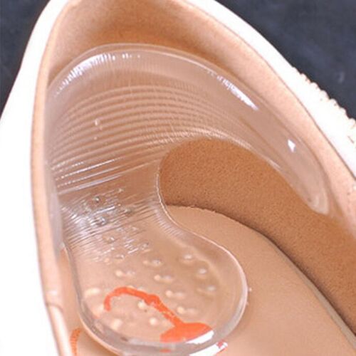 1 Pair New Silicone Back Heel Liner T-shape anti-friction Ge