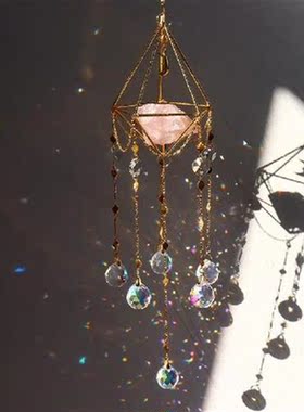 Crystal Sunlight Trapping Wind Chimes Creative Rainbow