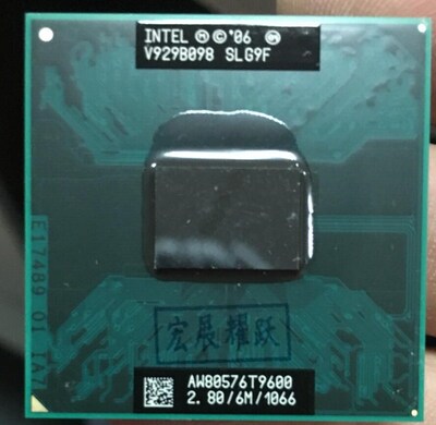 Core 2 Duo T9600 CP Laptop processor PGA 478 cpu  workin