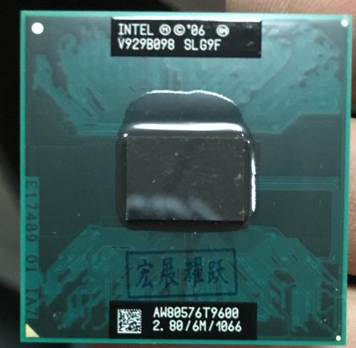Core 2 Duo T9600 CP Laptop processor PGA 478 cpu  workin
