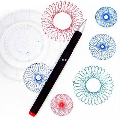 New Spirograph Deluxe Set Design Tin Set Drawing Spiral Desi
