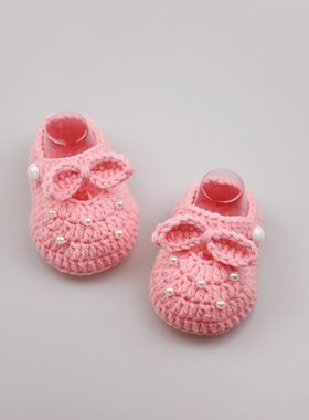 Beginner knitting baby shoes material package diy baby hand