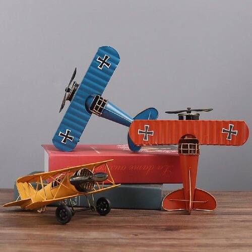 Vintage Iron Art Classic Fighter Aircraft Model Airplane