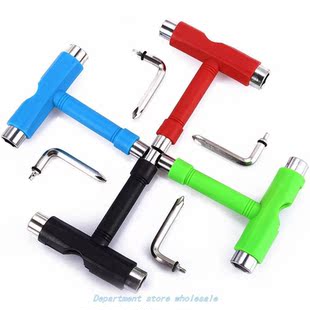 1pcs New Portable Skateboard T-Tool Screwdriver Socket All i