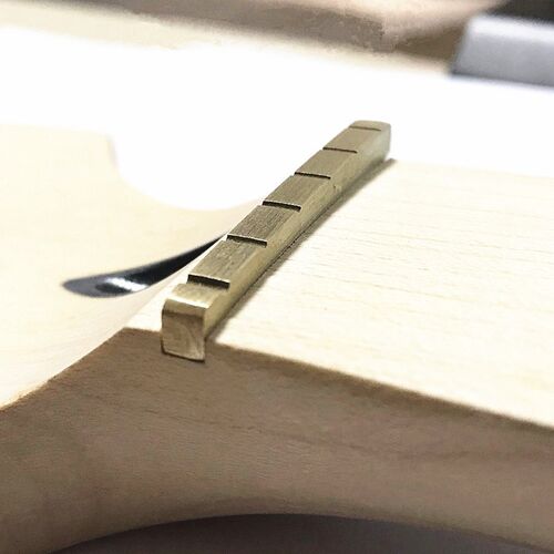 Free Shipping Guitar spare parts brass TL guitar nut 42/43mm