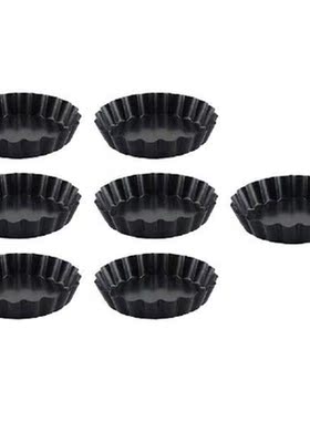 Carbon Steel Cake Mold Mini Pie Muffin Cupcake Pans Round