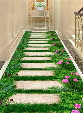 3D Lawn Path Corridor Mat Decor Bedroom Kitchen Rugs Kids