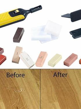 19Pcs Laminate Repair Kit Wax System Floor Worktop Sturdy Ca