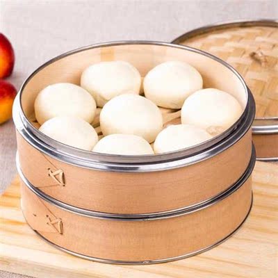 Thick Stainless Steel Side Steamer, Steamed Cedar Steamed Bu