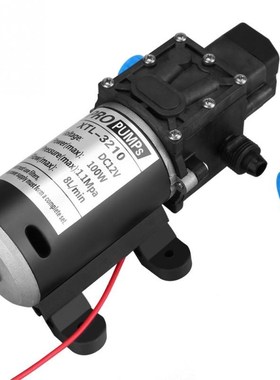 Durable DC 12V 160Psi 8L/Min  High Pressure Diaphragm Self P