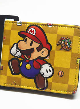 PU Cartoon Wallet Personality Credit Card Photo Zipper Pouch