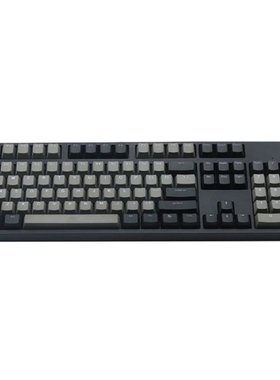 Black Gray mixed Dolch Thick PBT RGB Shot Backlit 108  Keyca