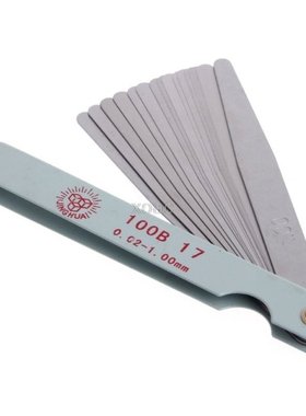 17 Blade 0.02 to 1mm Thickness Gap Metric Filler Feeler Gaug
