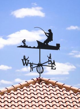 Stainless Steel Weathervane Weather Vane Yard Farm Scene Dec