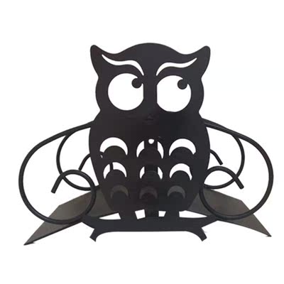 Cartoon Owl Metal Garden Hose Holder Decorative Water Hose H