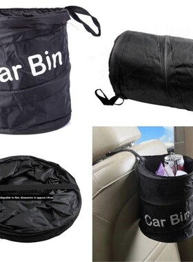 Mini Bin For Car Trash Garbage Rubbish Collapsible Foldable