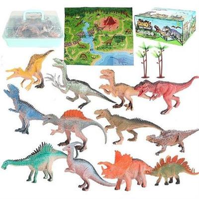 Dinosaur Toys For Boys Dinosaur Playset With 12 Dinasours