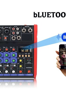 MINI 4 Channel SB bluetooth Mixer Audio Console Sound Card K