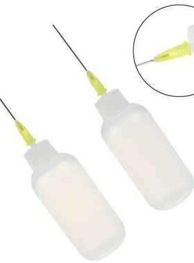 2pcs 50ml Plastic Pottery Tools Transparent Squeezing Mud Bo