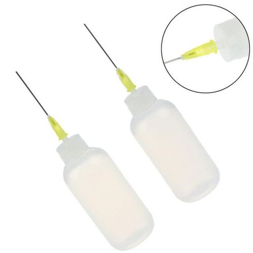 2pcs 50ml Plastic Pottery Tools Transparent Squeezing Mud Bo