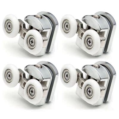 8Pcs Shower Door Enclosures Rollers Runners Wheels Pulleys 2