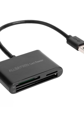 3 in 1 Memory Card and TF Card and CF Card USB3.0 Reader Por