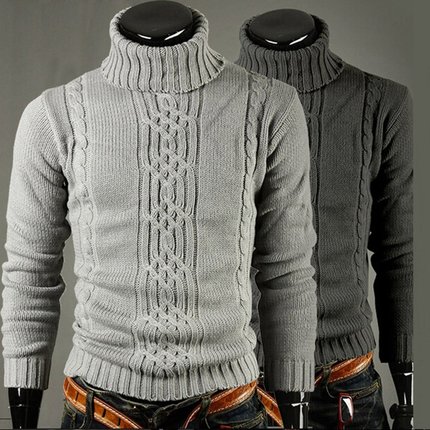 Warm Turtleneck Sweater Men  Pull Homme Casual Pullovers Mal