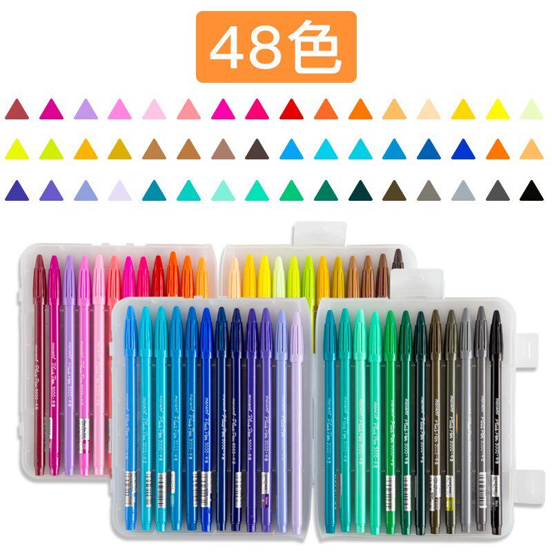 12/24/36/48 Monami Plus Pen 3000 Color Gel Pen Fiber Tip Ko