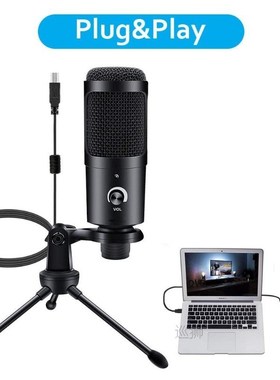 Professional Studio Microphone Usb Wired Condenser Karaoke M