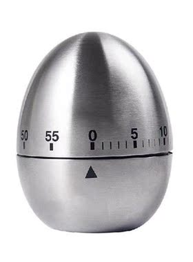 Kitchen timer  timer reminder  stainless steel egg shaped